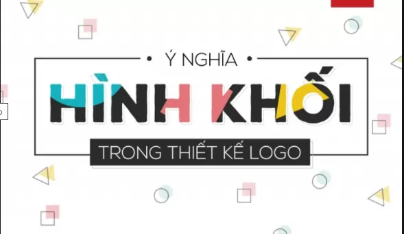 Thiết kế logo hình học đơn giản