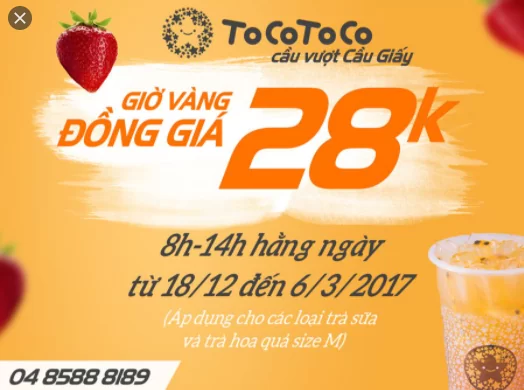 Mẫu banner quảng cáo trà sữa