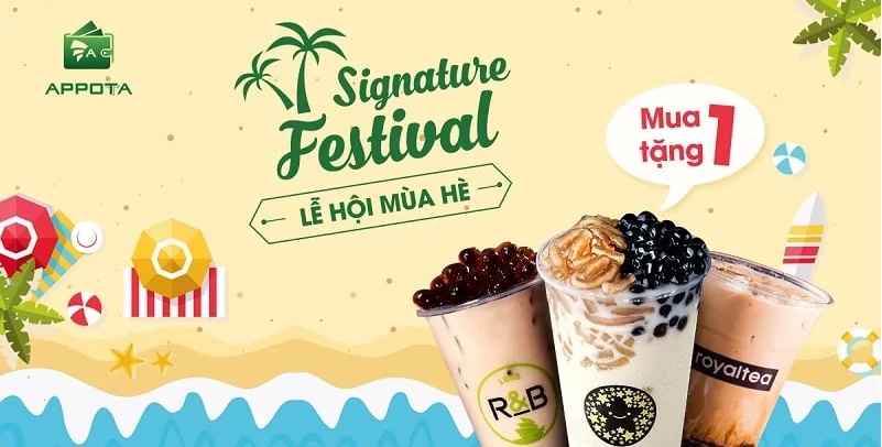 Banner quảng cáo trà sữa toco