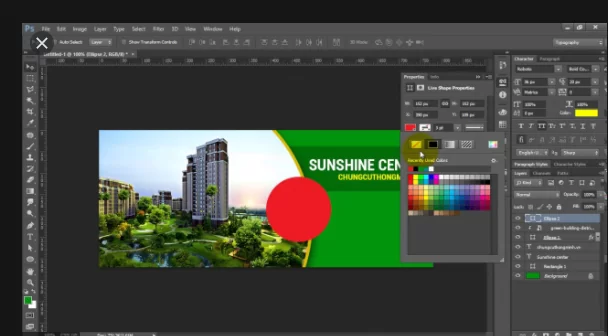 Thiết kế banner quảng cáo bằng photoshop 