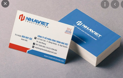 Dịch vụ thiết kế Card visit 