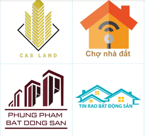 Mẫu Logo bất động sản ấn tượng